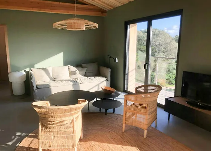 Modern With Sea View In Corsica Tatil Evi *